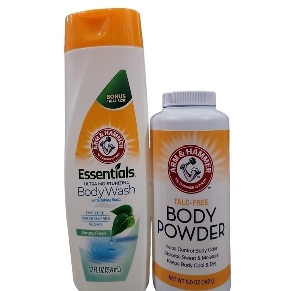 Arm & Hammer Talc Free body Powder and Ultra Moisturizing Body Wash - Picture 3 of 5